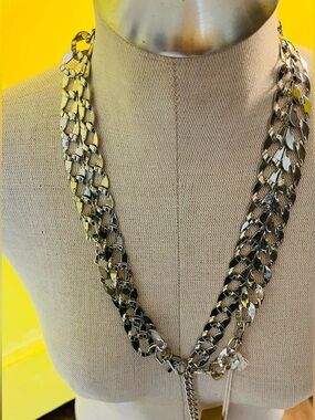 Silver Multi-Chain Statement belt - Women Accessories